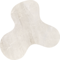 Organic shapes with marble texture png