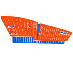 ciencia nemo en estilo de diseño plano png