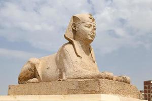 esfinge en el serapeum de alejandría, egipto foto