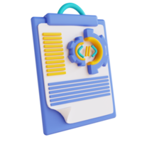 portefeuille de codes d'illustration 3d png