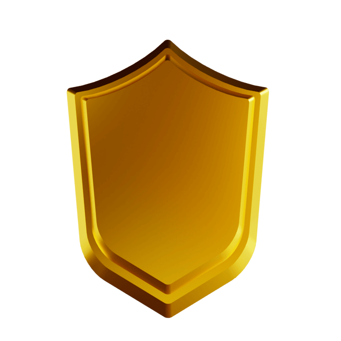 Gold Shield PNGs for Free Download