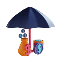 3D illustration insurance png