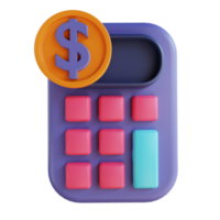 3D illustration calculator png