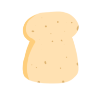 ilustración de pan tostado png