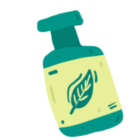 illustrazione di shampoo in bottiglia png