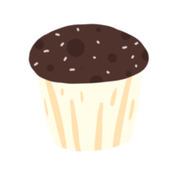 Ilustración de pastel de taza png
