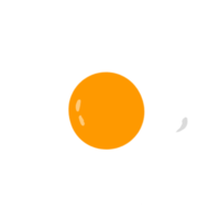 ilustração de ovo frito png