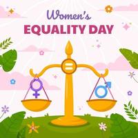 Celebrating Women Equality Movement vector