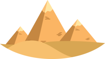 Egyptische piramide clipart ontwerp illustratie png