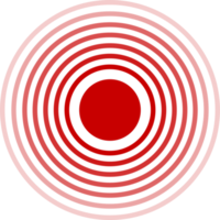 ilustração de design de clipart de círculos de dor png