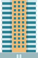 Skyscraper city buildings clipart design illustration png