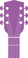 ilustração de design de clipart de cabeça de guitarra png