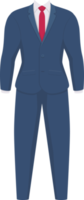 Business man suit clipart design illustration png