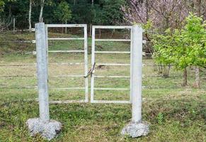 Old metal door photo