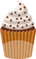 deliciosa ilustración de diseño de imágenes prediseñadas de cupcake png