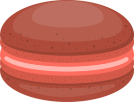 ilustração de design de clipart de macaroons deliciosos png