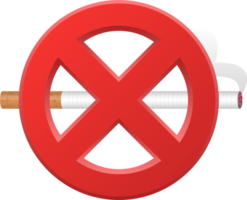 No smoking sign clipart design illustration png