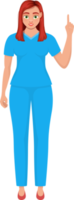 femme médecin clipart design illustration png