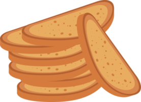 ilustración de diseño de imágenes prediseñadas de productos de panadería y pastelería png