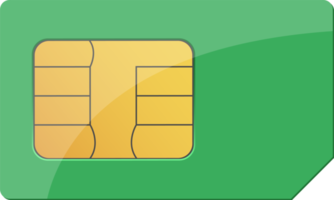 Sim card clipart design illustration png