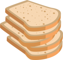 ilustración de diseño de imágenes prediseñadas de productos de panadería y pastelería png