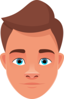 Man face PNG transparent image download, size: 252x293px