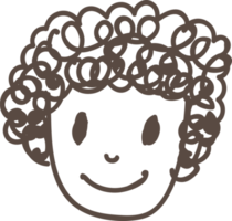 dibujado a mano personas doodle icono signo símbolo diseño png