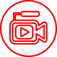 video camera icon sign design png