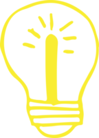 ritning glödlampa ikon tecken symbol design png