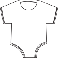 design de símbolo de sinal de ícone de roupa de bebê png