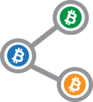 Bitcoin-Symbol-Zeichen-Symbol-Design png