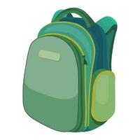mochila escolar. ilustración colorida de una mochila escolar vector