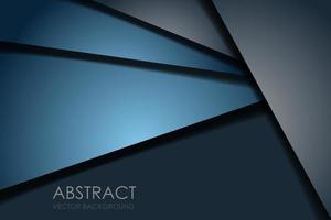 Abstract blue navy triangle overlap with text background vector