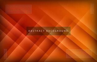 Modern abstract gradient orange background concept with papercut geometric shapes vector