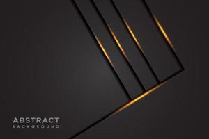 Abstract yellow light arrow slash on dark background vector