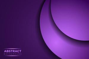 Abstract curve purple paper overlap background vector