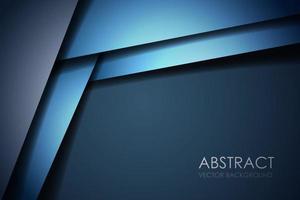 Abstract blue navy triangle overlap with text background vector