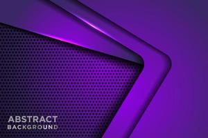 abstract purple overlap with circle mesh design background vector