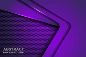 abstract purple overlap with circle mesh design background vector