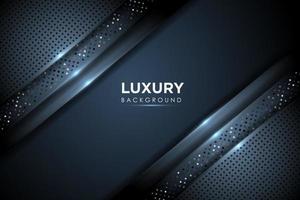 luxurious dark background with glitter and overlap layer. vector