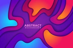 Abstract Wavy colourful background with 3D style. Modern liquid background. Abstract textured background with mixing pink,purple, blue, and orange color. Eps10 vector illustration.