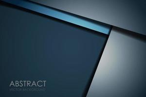 Abstract blue navy triangle overlap with text background vector