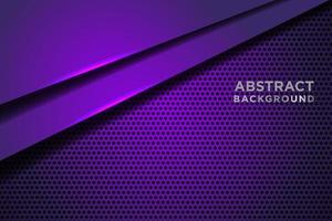 abstract purple overlap with circle mesh design background vector