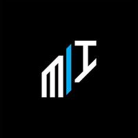 MI letter logo creative design with vector graphic