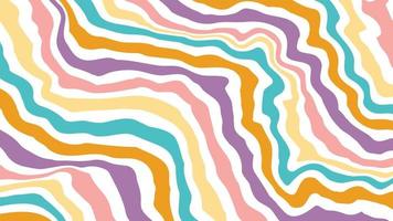 acid wave rainbow line backgrounds in 1970s 1960s hippie style. y2k wallpaper patterns retro vintage 70s 60s groove. psychedelic poster background collection. vector design illustration