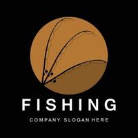 Fishing Logo Design, Fish Hunting Vector Illustration