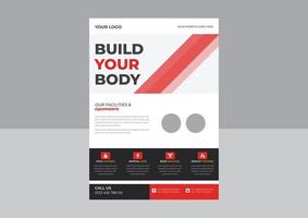 Gym Fitness Flyer design, Vector layout design template for extremes sport event, Get fit don't quit gym flyer, Gym Fitness Flyer Template