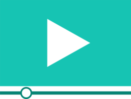 diseño de símbolo de signo de icono de reproducción de secuencia de video png