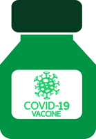 design de ícone de vacina coronavírus covid-19 png