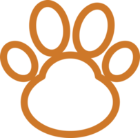 Animal footprint icon sign design png